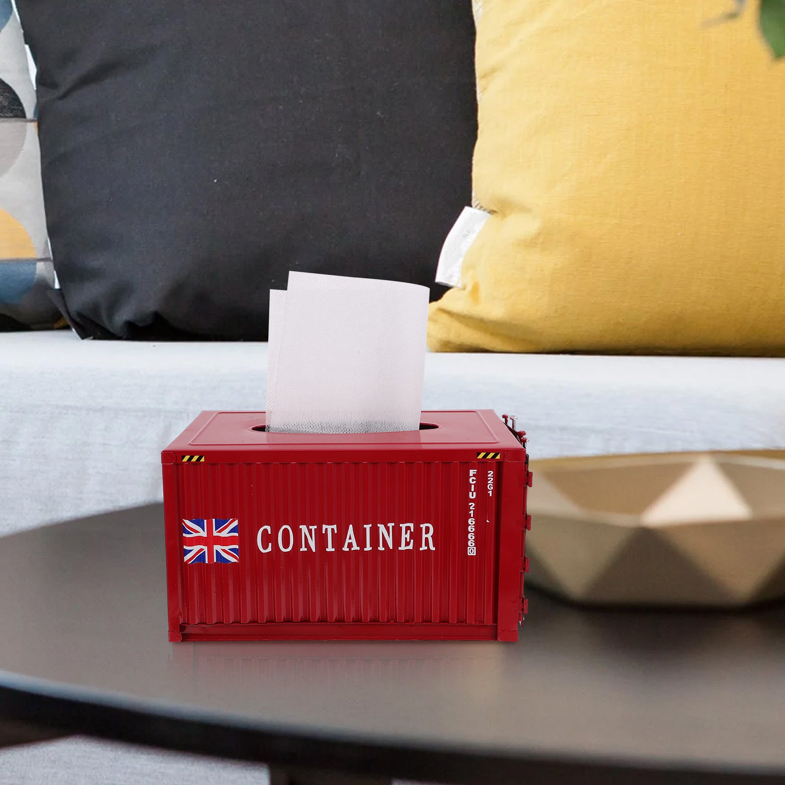 Elegant Metal Tissue Box Holder - Vintage Style, Durable Storage Container for Bathroom & Home Decor, Bathroom Decor
