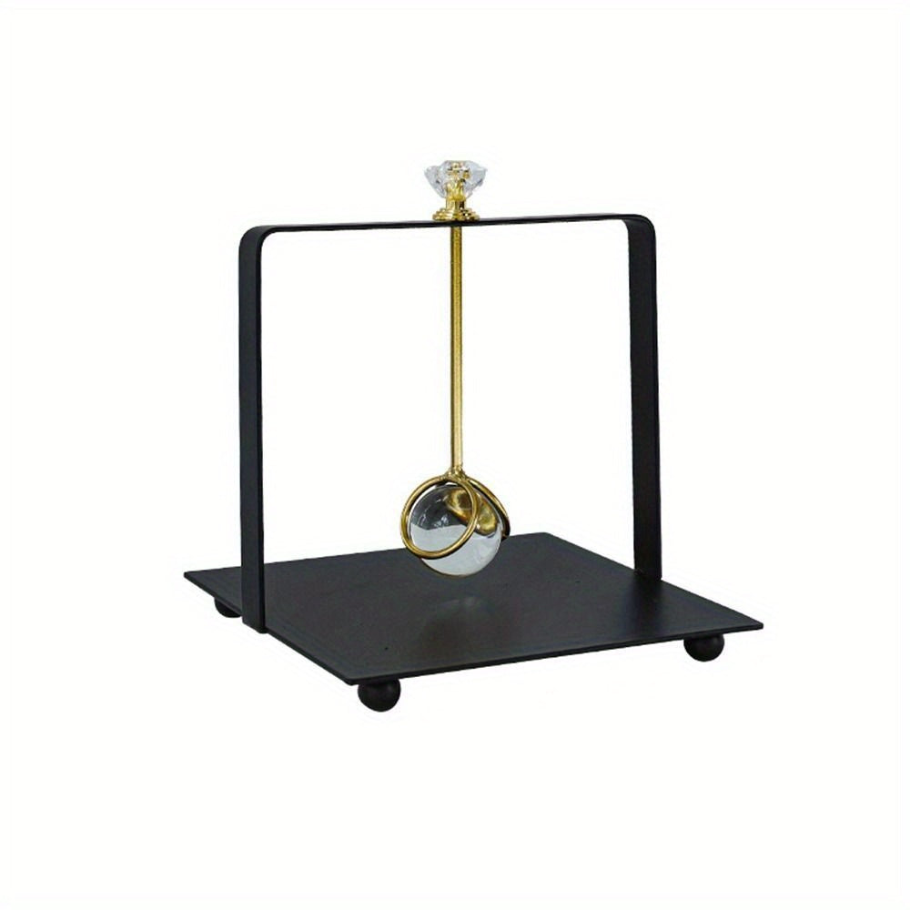 Black Crystal Ball Tissue Holder Creative Square Base Wrought Iron Napkin Holders Rack Decorative Napkin Dispenser Tabletop, Napkin Box Holder, Kitchen Counter Decor, Dining Table Decor, Decorative Holder, Elegant Design, Durable Construction, Handcrafted