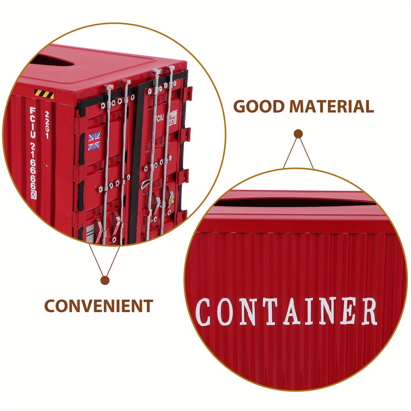 Elegant Metal Tissue Box Holder - Vintage Style, Durable Storage Container for Bathroom & Home Decor, Bathroom Decor